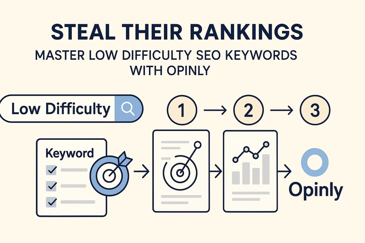 Steal Their Rankings: Master Low Difficulty SEO Keywords with Opinly